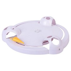 DING DONG PET 貓咪打地鼠自動玩具, 混合顏色, 1個