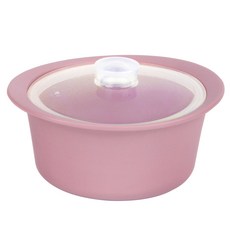 키에 다용도 실리콘 찜냄비 800ml, 핑크, 1개