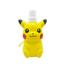 Skater Pokemon 皮卡丘立體造型塑膠直飲水壺, Pokemon 全身坐姿造型 黃色, 500ml, 1個