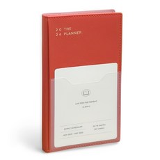 ICONIC 週計畫日誌 行事曆 2026 The Planner S, 1個, 01 朱紅色