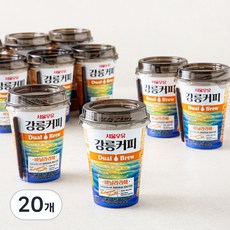 서울우유 강릉커피 듀얼브루 바닐라 라떼, 250ml, 20개