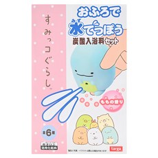 targa 附水槍小公仔 碳酸入浴劑套裝 內含玩具 6歲以上適用, 75g, 1盒