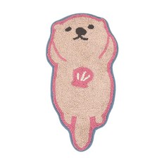 TOMO 可愛海獺造型地墊 柔軟舒適防滑 居家裝飾, 海獺