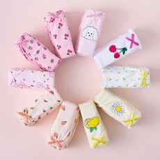 Baseus Alpha Essential 女童純棉無螢光三角內褲10件組