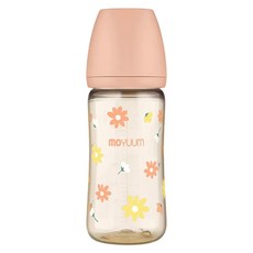 MOYUUM 韓國 PPSU 設計款 寬口奶瓶, 小雛菊款, 270ml, 1個