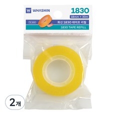 화신 1830 테이프 리필 18mm x 30m, 2개