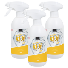 락퐁 욕실 청소세제 레몬 분사형, 3개, 500ml