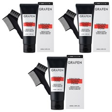그라펜 오리지널 남자다운펌 파마약 100ml + 붓빗 + 펌지 + 고정용 집게 2개, 3개