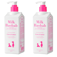 밀크바오밥 베이비앤키즈 컨디셔너 풍선껌향, 500ml, 2개