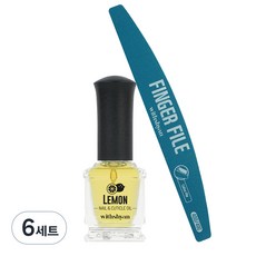 withshyan 去除硬繭美甲組, 檸檬油 + 指甲銼, 6套