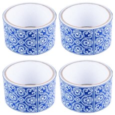레트로 인테리어 DIY 장식 롤 테이프 15m, H 블루(구름), 4개