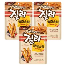 질러 크리스피 황태스틱 크레이지핫, 25g, 3개