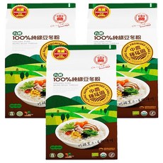 中農粉絲 有機100%純綠豆冬粉, 全素 清真HALAL認證, 180g, 3包