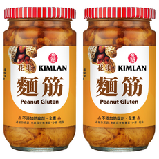 KIMLAN 金蘭 花生麵筋, 396g, 2罐