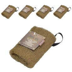 KEYTOSS 詰朵斯 Royal SPA 去角質專科 厚織粗感絲瓜布 人體工學三度空間立體設計, 棕色/藍色 顏色隨機, 5個, 1入