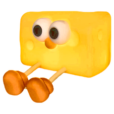 起司小子 桌上擺飾小夜燈 14x10.6x6.7cm, 芝士小子