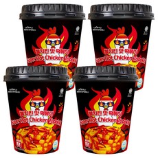 Samsiokki Wonder Tteokbokki 火辣雞肉風味辣炒年糕杯, 120g, 4個