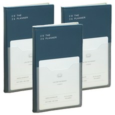 ICONIC 週計畫手帳 行事曆 2026 The Planner S, 3個, 06 鋼藍色