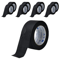 마다꾸미 크래프트 종이테이프 24mm, 블랙, 9개