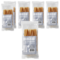 毛孩舟舟 傑德不錯機能軟Q潔牙骨 3支, 混合口味(雞肉/燕麥), 36g, 6包