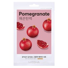 미샤 에어리 밀착 시트마스크 석류, 1개입, 1개