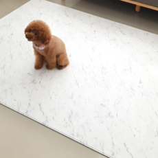 도그방 강아지 매트, 대리석 스트라이프, 1개