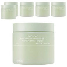 celimax 魚腥草BHA角質護理爽膚棉, 60片, 6罐