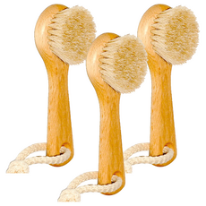 FALLER德國芙樂森詠木香 馬毛手肘膝蓋腳跟溫和按摩乾刷, 單色, 3支, 1入