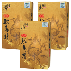 御典堂 龜鹿鴕鳥精膠囊 獨特精粹 提供全面營養, 30顆, 3盒