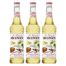 MONIN 莫寧 香草風味糖漿, 700ml, 3瓶