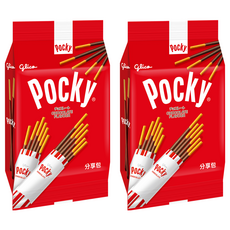 glico 格力高 Pocky 百奇 巧克力棒分享包, 81g, 2袋