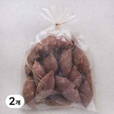 국내산 한입 꿀고구마, 800g, 2개