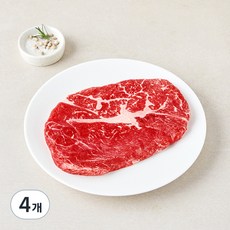 미국산 초이스 척아이롤 구이용 (냉장), 600g, 4개