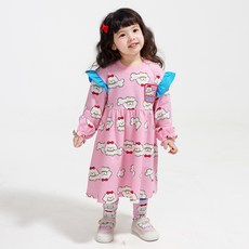 韓國 MInIBEBE 女童可愛馬爾濟斯日常連身裙