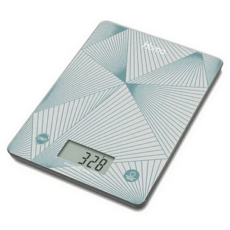 Homa 料理電子秤 5g 24x17x1.8cm, 幾何曲線, 15kg, KTC1