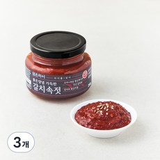 담은차이 좋은양념 가득한 갈치속젓, 250g, 3개
