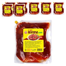 오뚜기 오쉐프 통닭양념 순한맛, 2kg, 8개