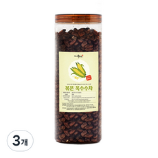 증안리약초마을 전통비법 볶은 옥수수차, 500g, 3개, 1개입