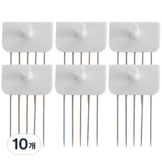 Lemonart 髮夾針 直線型, 白色, 10個