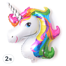 SSGSSAK 獨角獸氣球 特大號, 混合顏色, 2個