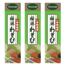 展群 TE 極辣山葵醬 50%辛辣增強, 43g, 3條