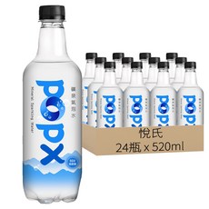 悅氏 礦泉氣泡水, 520ml, 24瓶