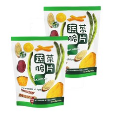 口福不淺 台灣蔬菜脆片, 40g, 2包