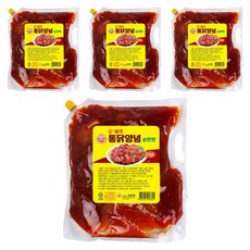 오뚜기 오쉐프 통닭양념 순한맛, 2kg, 4개