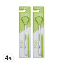 미빌 입냄새 백태제거 혀 클리너 그린, 4개