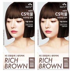 Flor De Man CS墨汁高級染髮霜, N5 深棕色, 2個