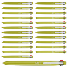 MORRIS Staflo 3C三色原子筆 單支, 橄欖綠, 24個