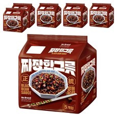 韓式炸醬拉麵 Set 5包, 正宗韓式美味, 麵條滑嫩有嚼勁, 30包