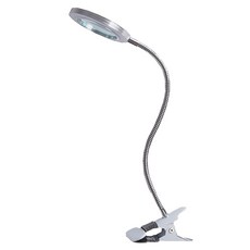 e-kit 逸奇 放大鏡LED環形照明夾燈 金屬軟管可調角度 8倍放大鏡 USB接口, UL-U31, 1個