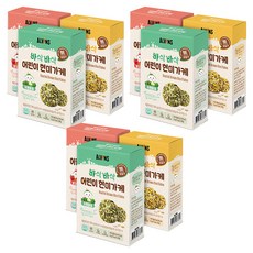 ALVINS 愛彬思 孩童糙米脆片, 紅色蔬果口味 + 黃色蔬果口味 + 綠色蔬果口味, 84g, 3組